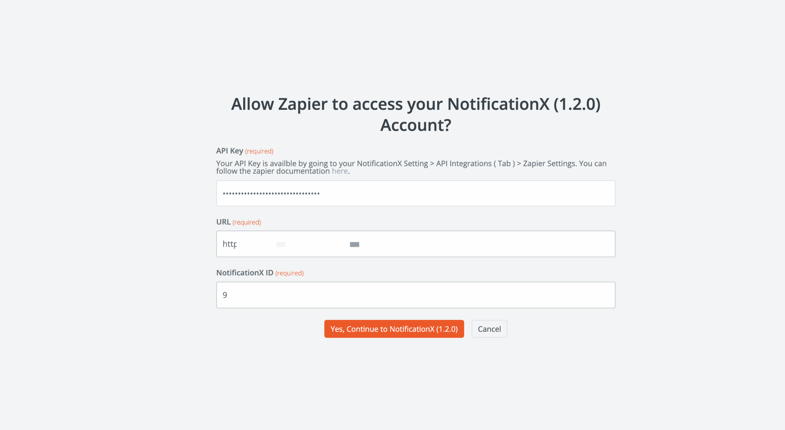 Allow Zapier with NX