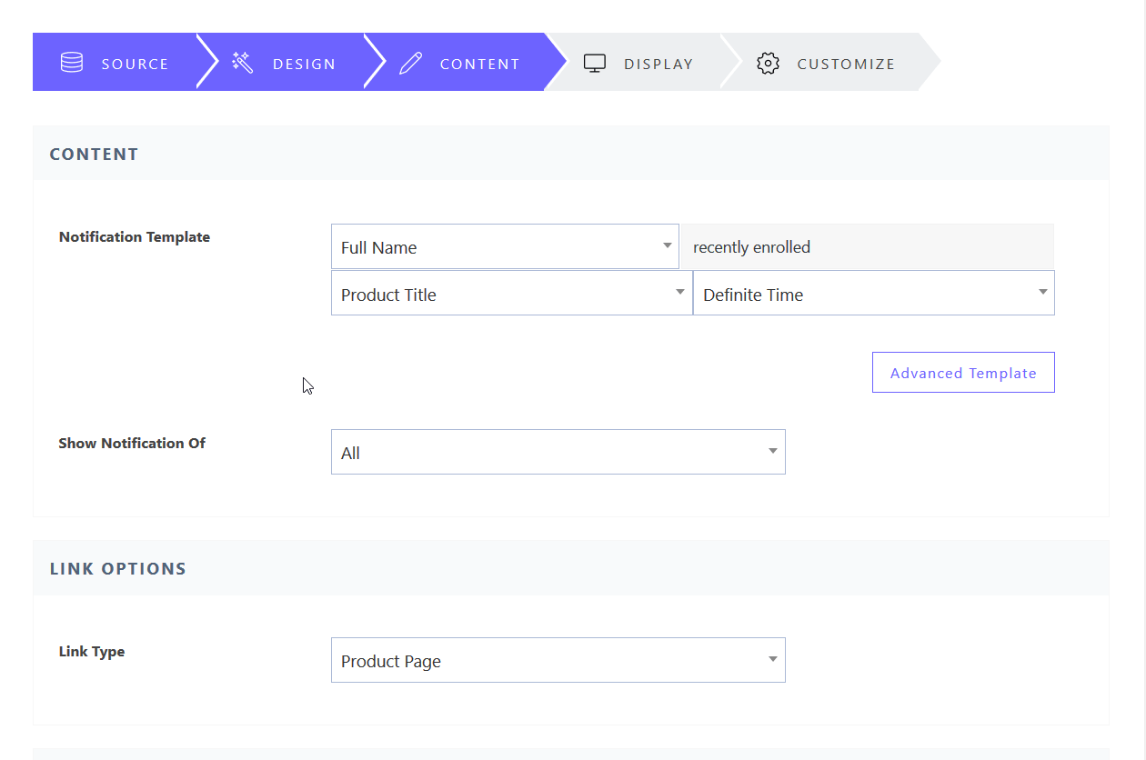 drive student enrollment NotificationX