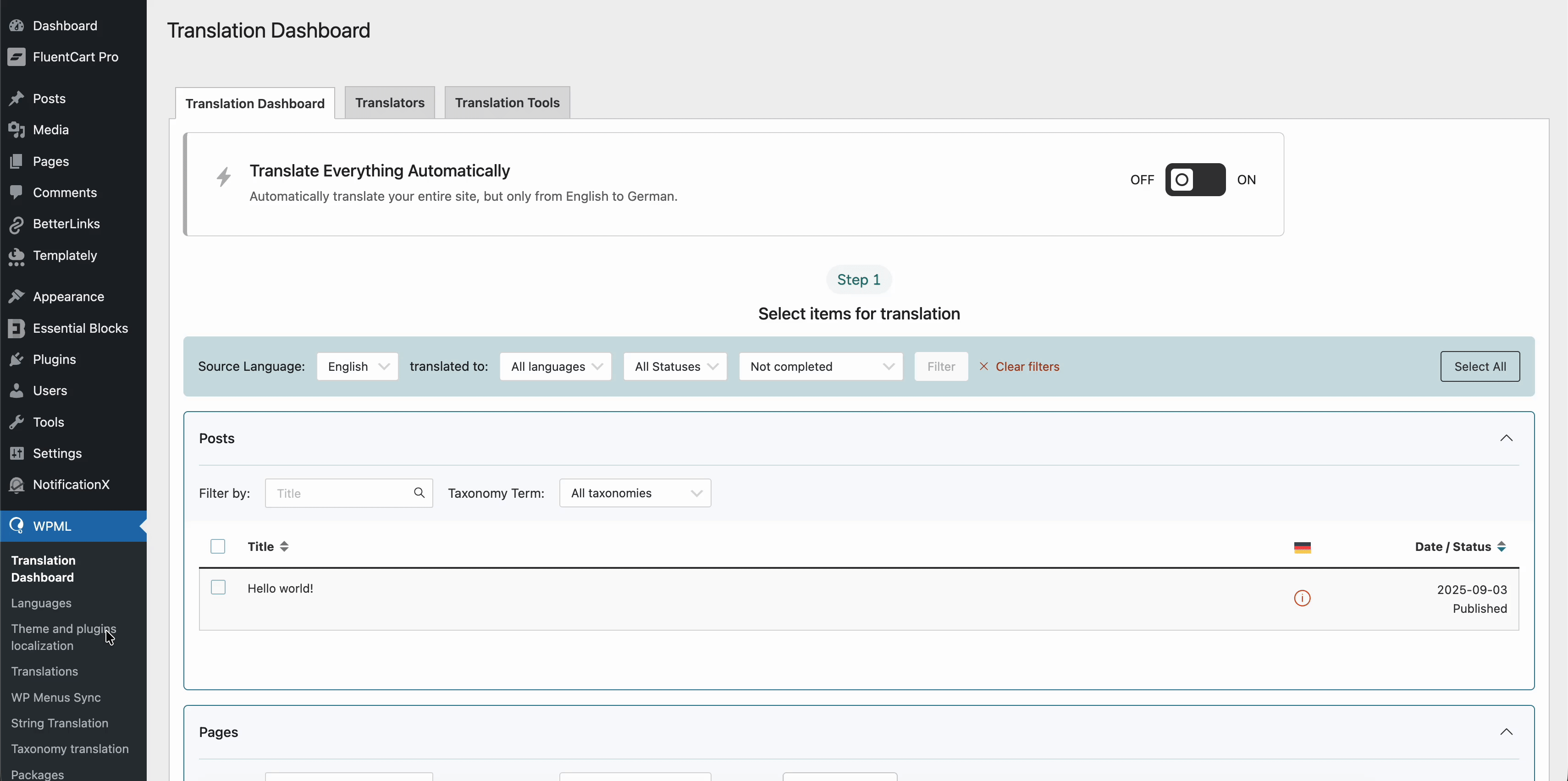 翻译 NotificationX