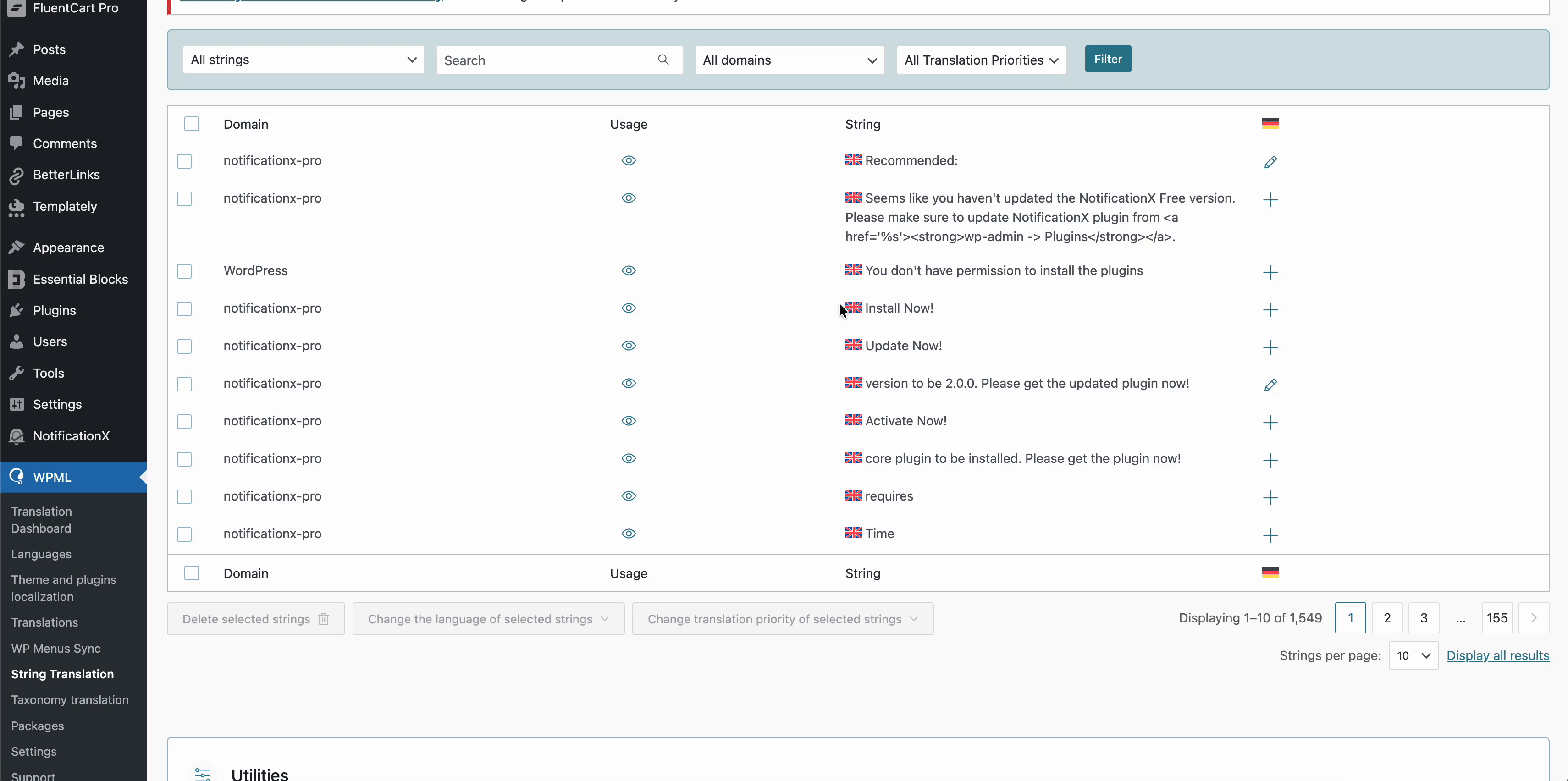 翻译 NotificationX