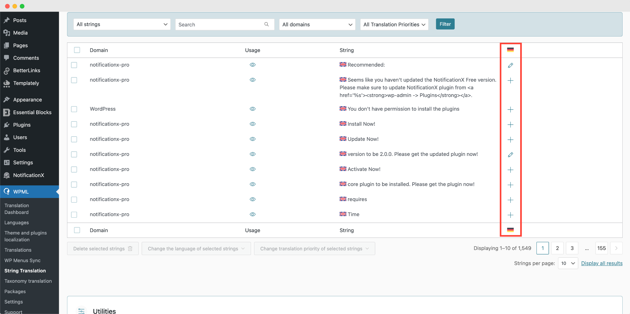 翻译 NotificationX