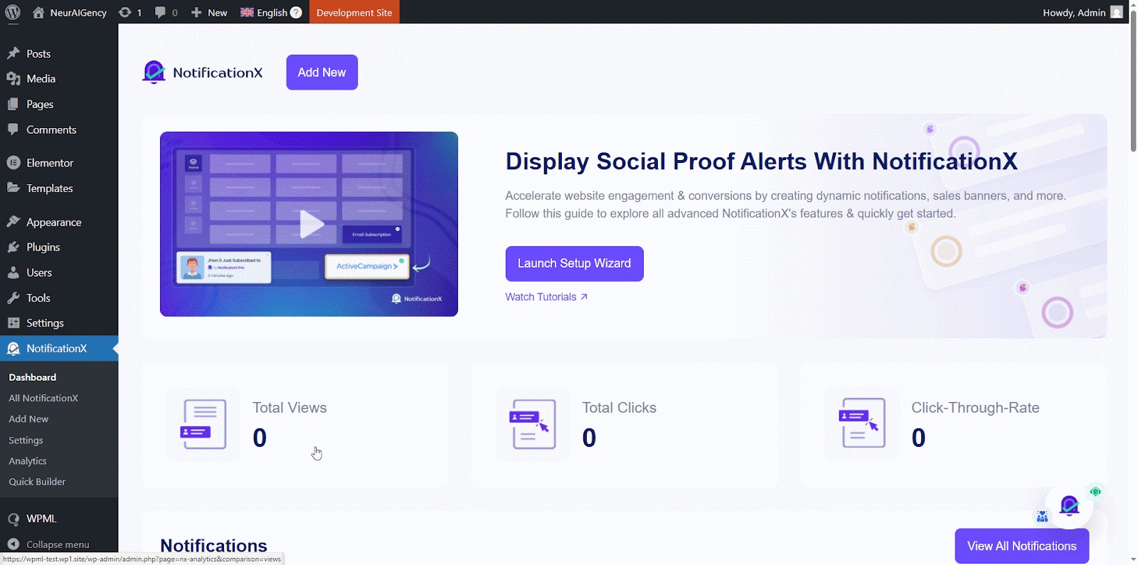 翻译 NotificationX