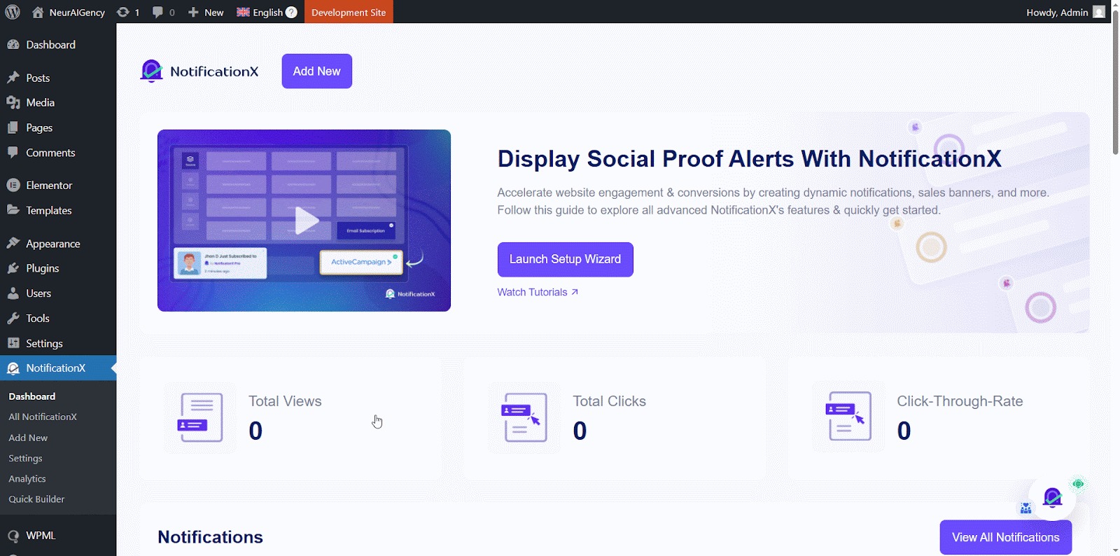翻译 NotificationX
