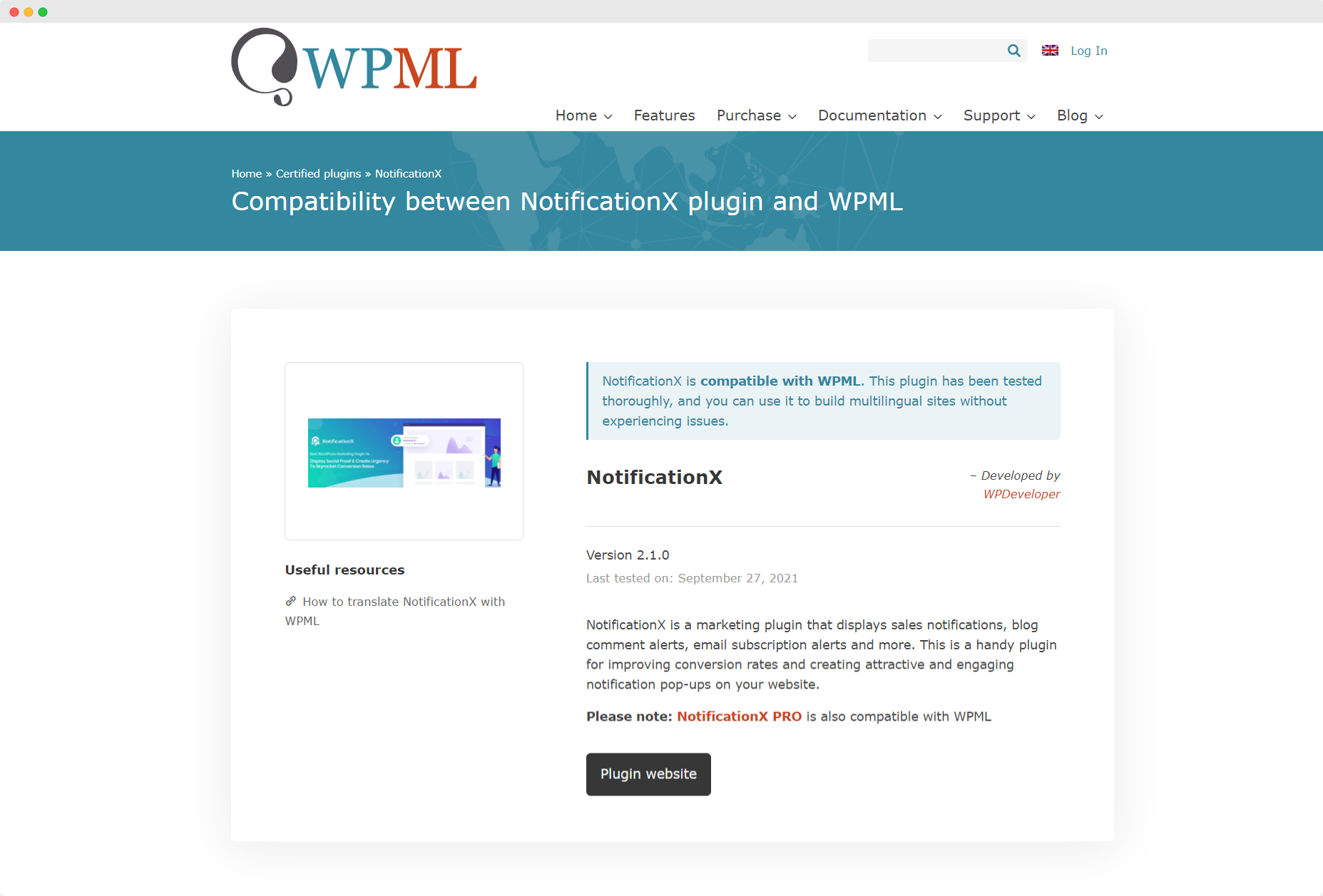 [جديد] NotificationX متوافق الآن مع WPML