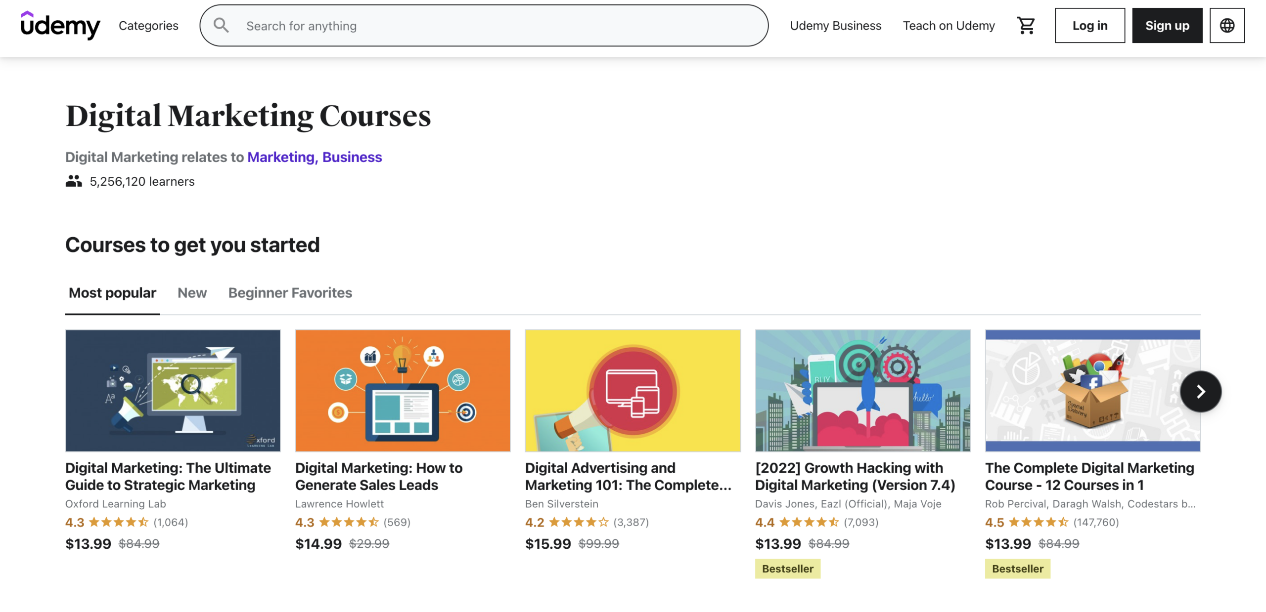 10 Digital Marketing Courses 