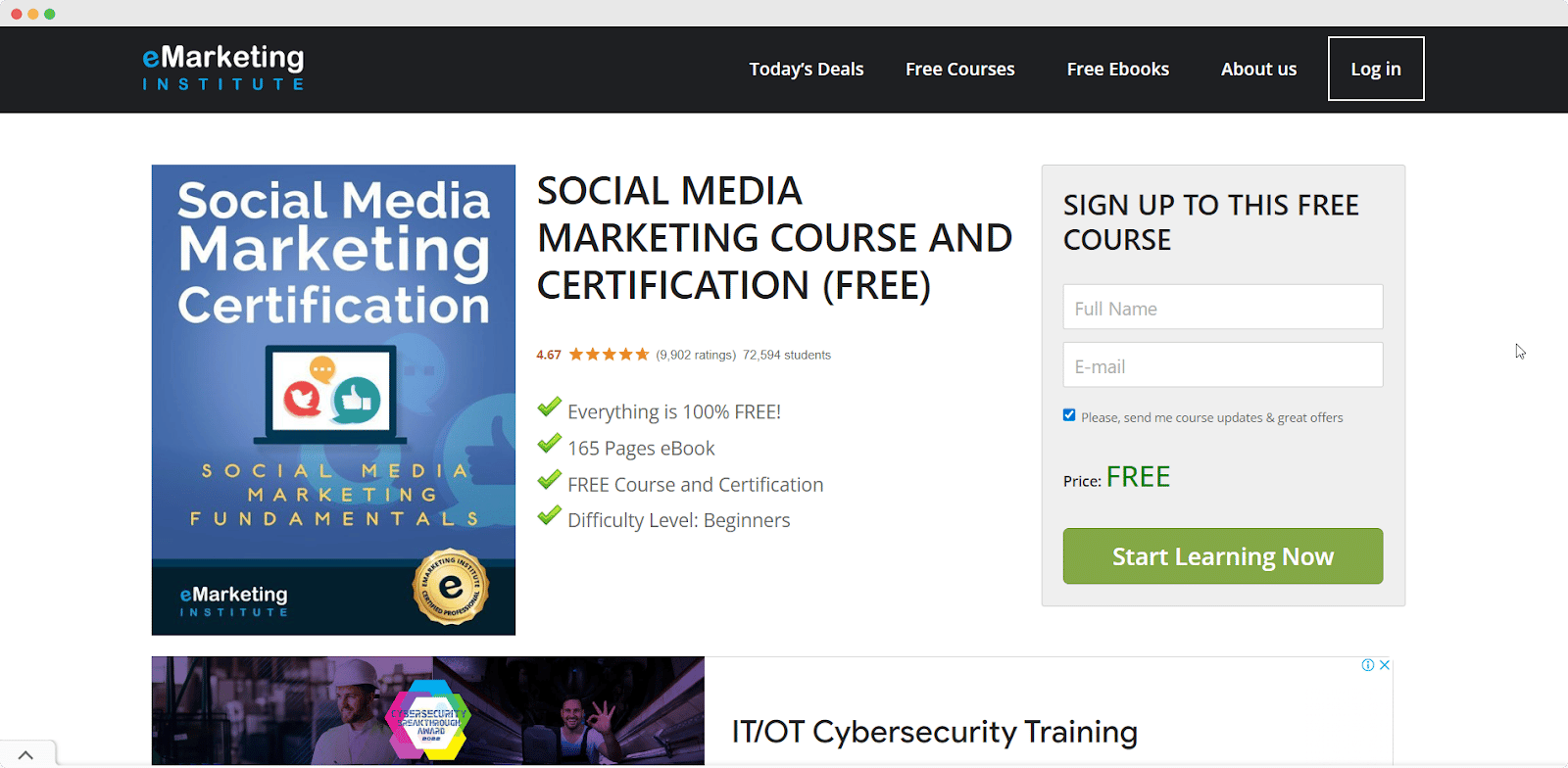 Social Media Marketing Course