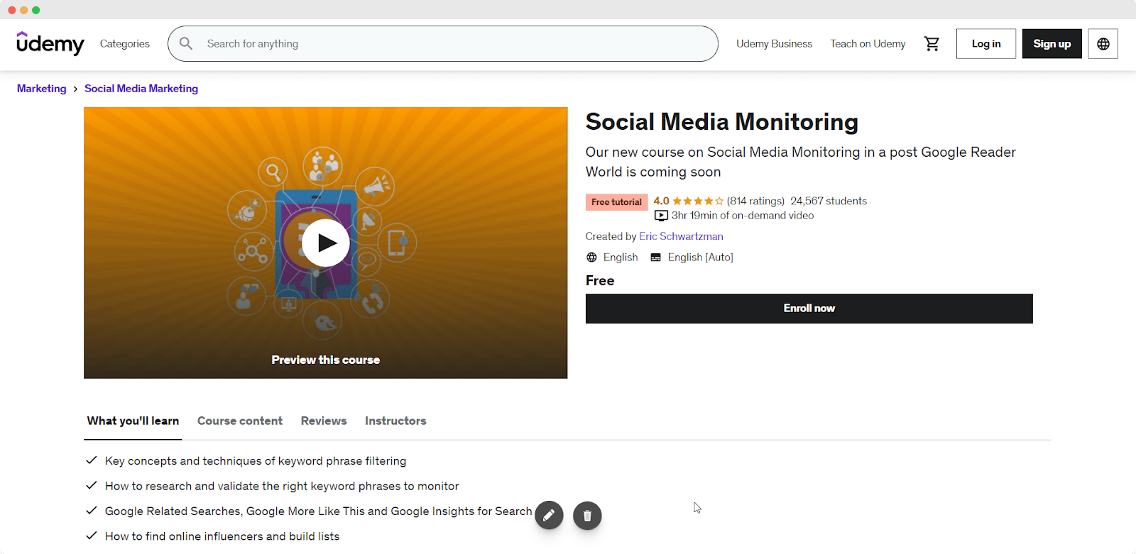 Social Media Marketing Course