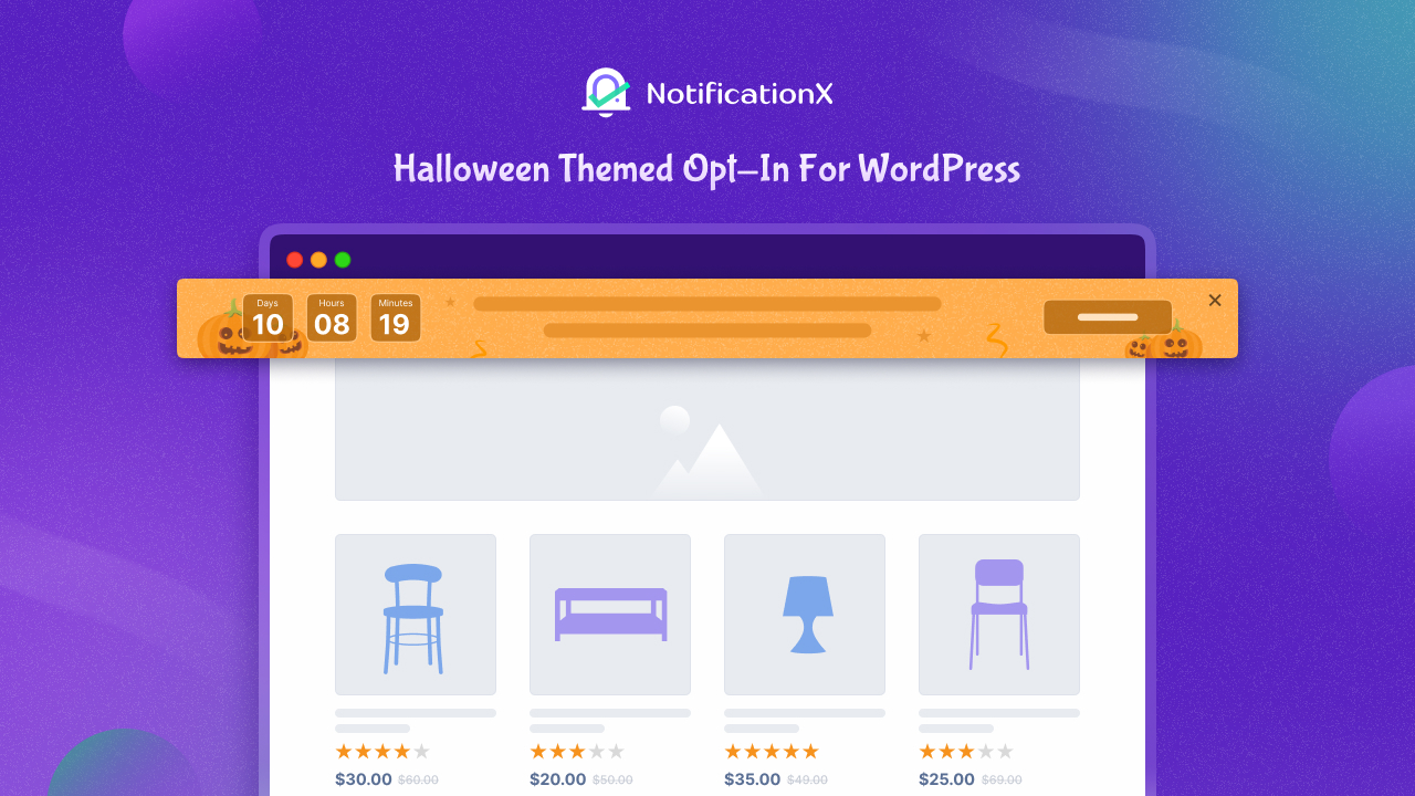 Halloween Themed Opt-in Banner