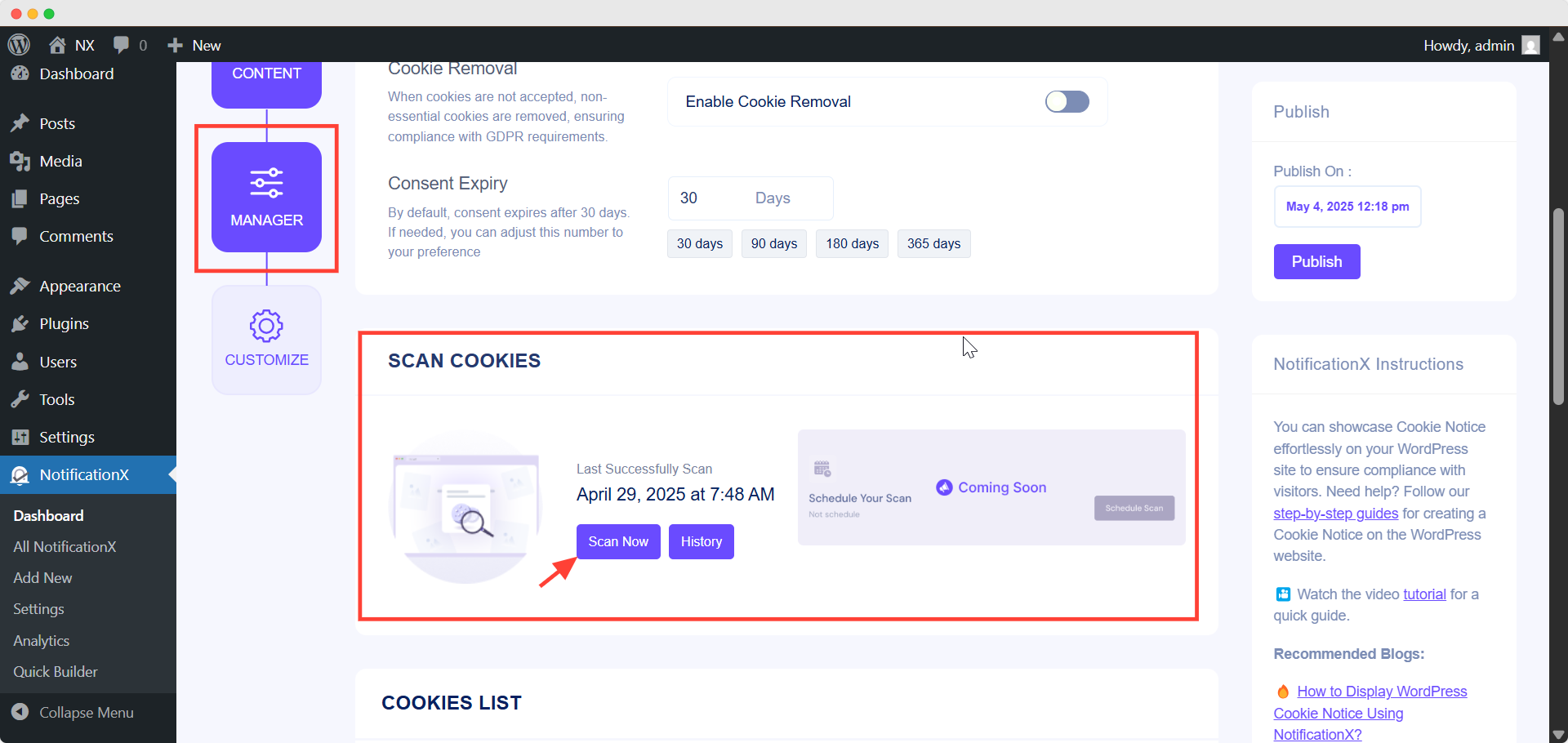 How to Configure Cookies Policy for Website Using NotificationX’s Cookie Notice? 10 cookie-spam