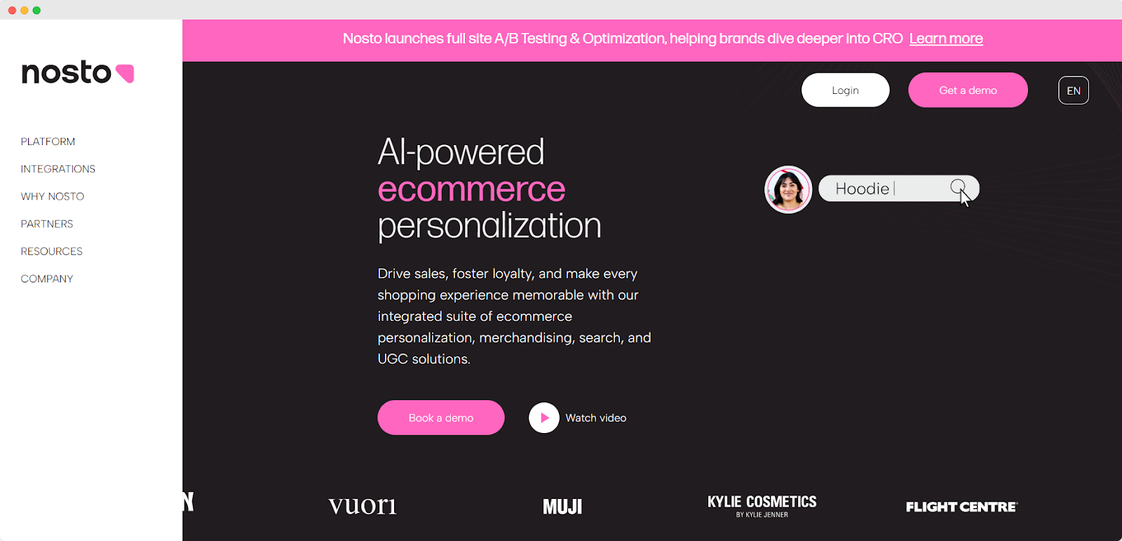 Top 20 AI Tools for eCommerce Business to Increase Sales & Efficiency 9 nosto-AI powered eCommerce personalization