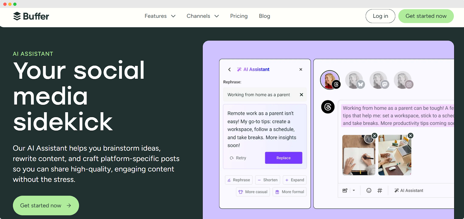 Top 20 AI Tools for eCommerce Business to Increase Sales & Efficiency 3 Buffer AI Assistant