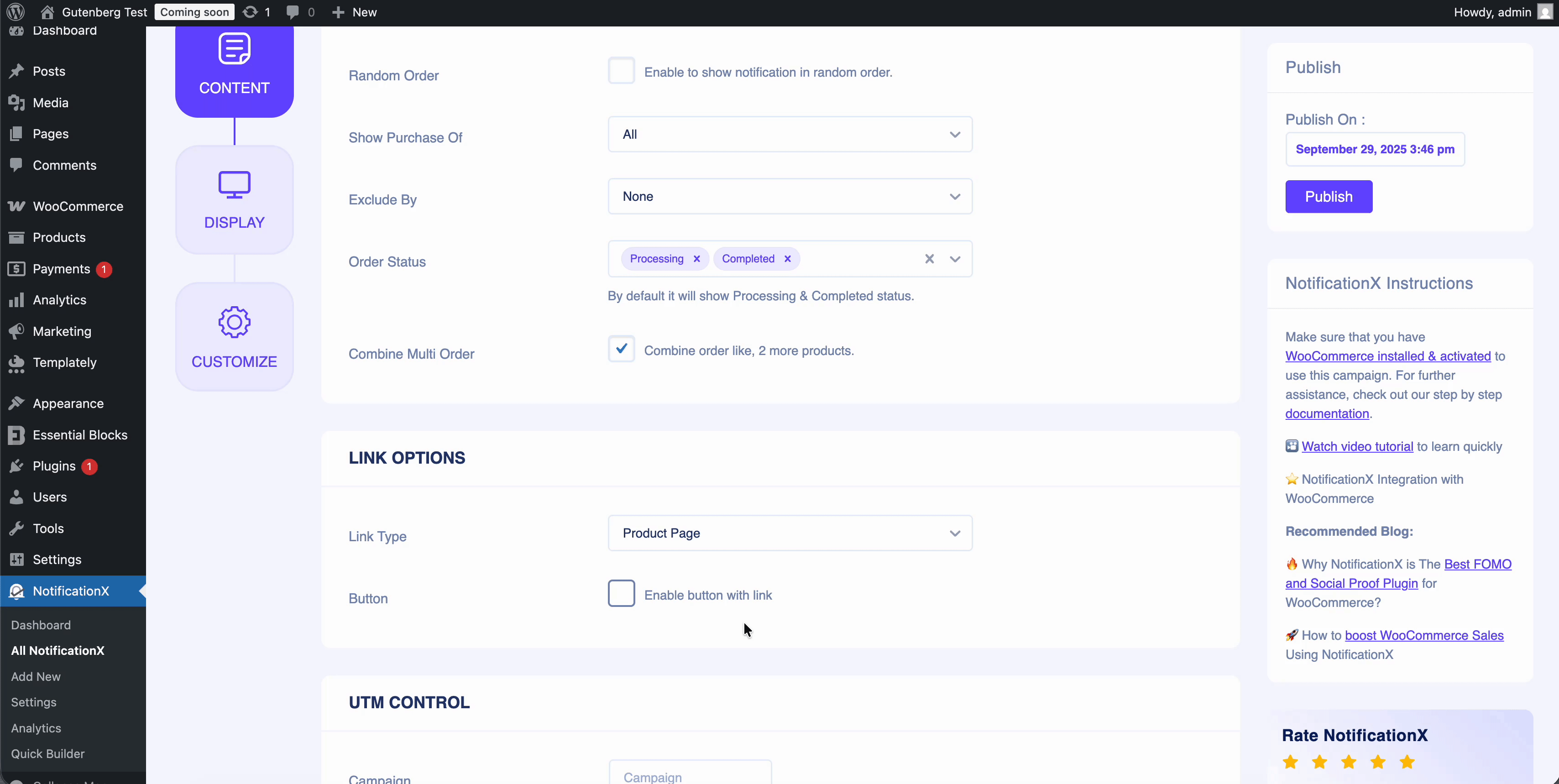 What Is “Button” in NotificationX & How It Works?