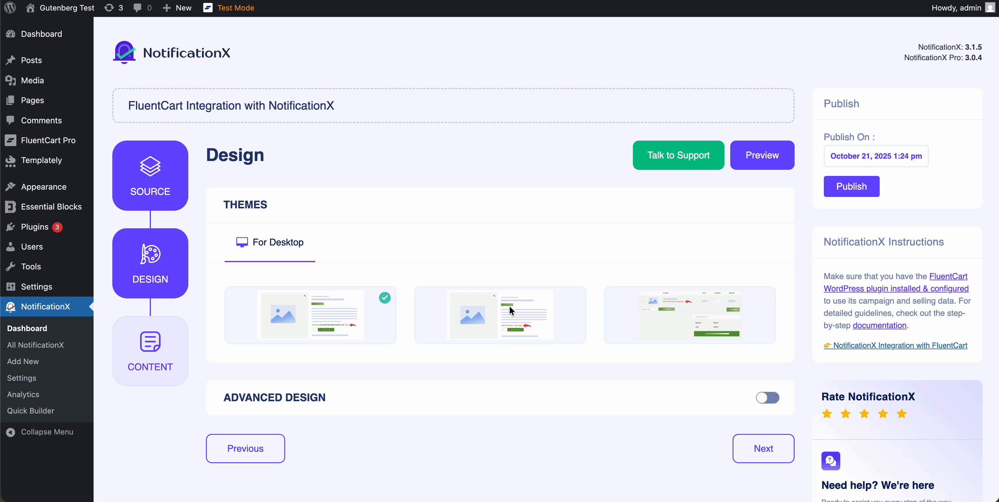 How to Display FluentCart Growth Alerts With NotificationX?