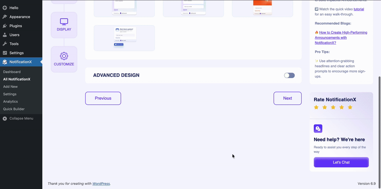 How to Show Announcement on WordPress Website with NotificationX 4 How to Show Announcement on WordPress Website with NotificationX
