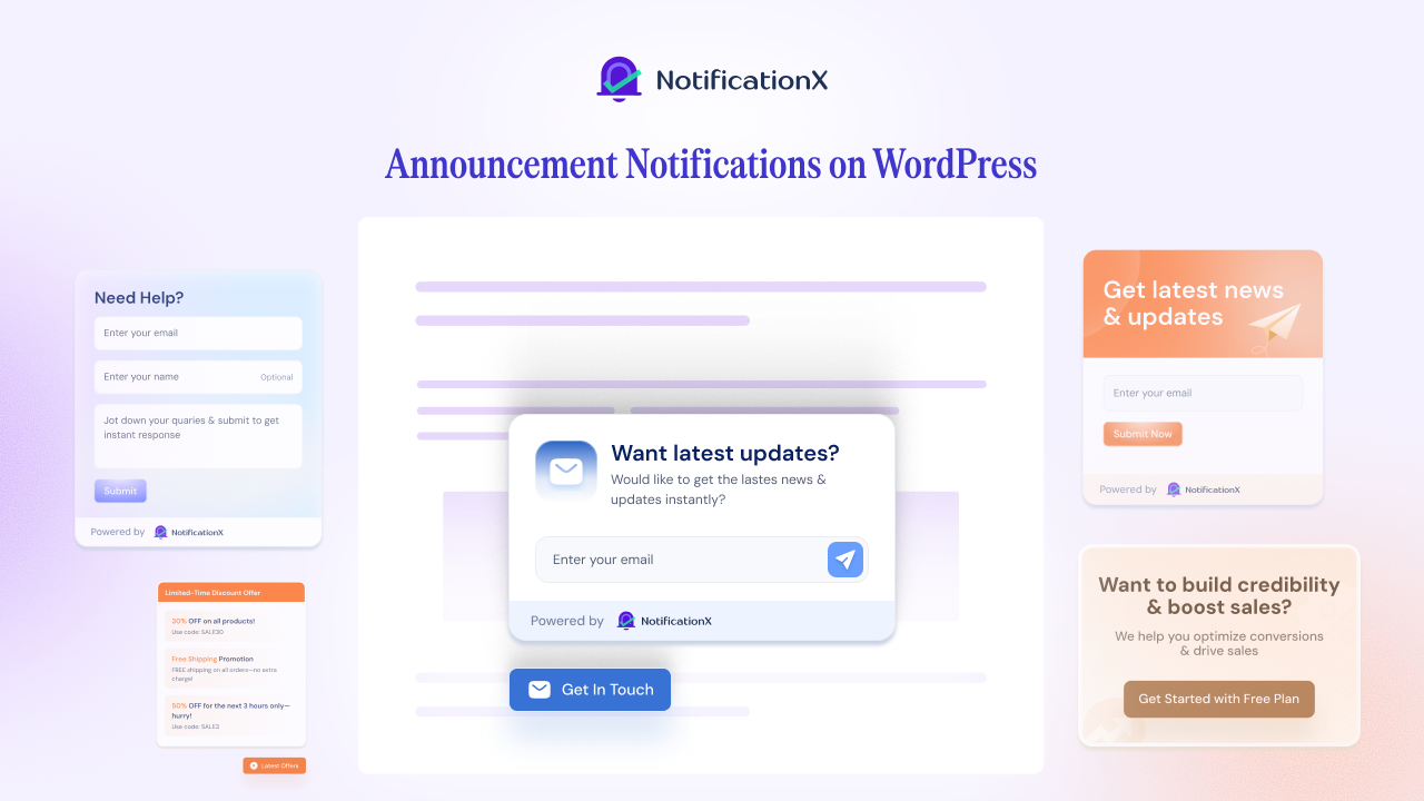 Announcement Notifications on WordPress: A Complete Guide to Drive Your Website Conversions 1 Announcement Notifications on WordPress: A Complete Guide to Drive Your Website Conversions
