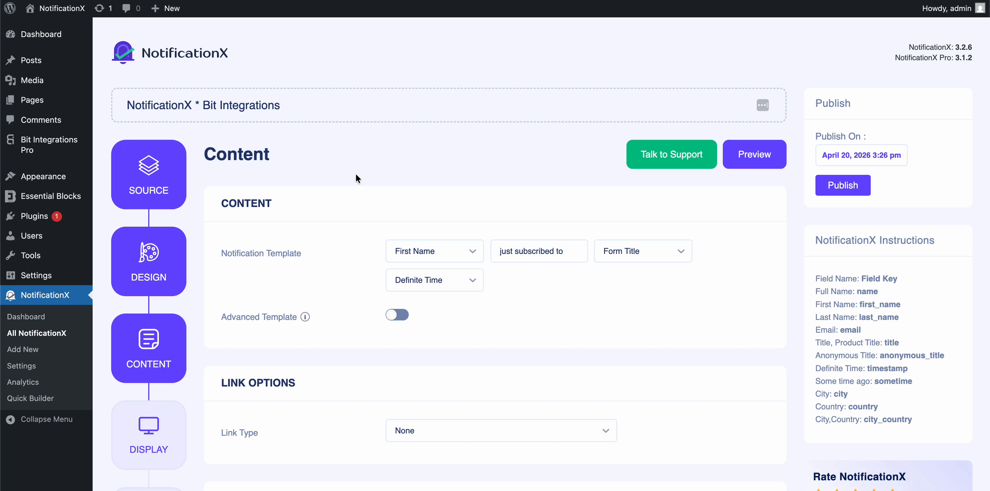bit integrations notification alert