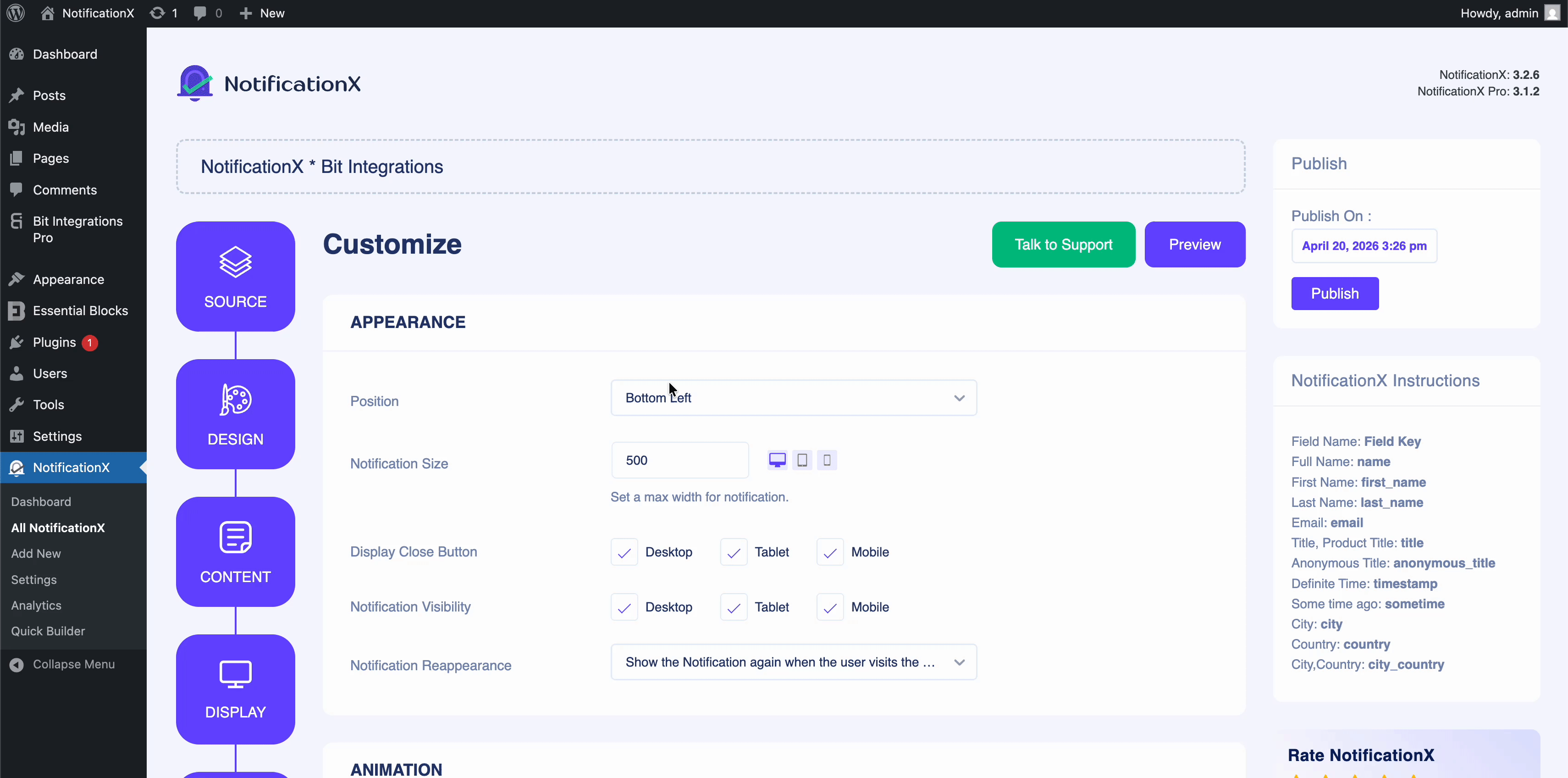 bit integrations notification alert