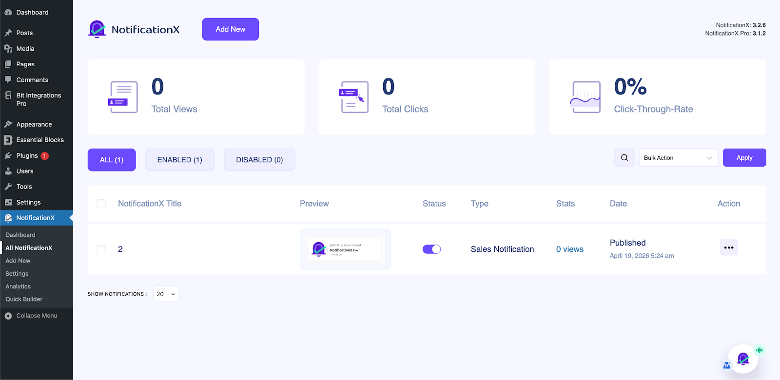 bit integrations notification alert