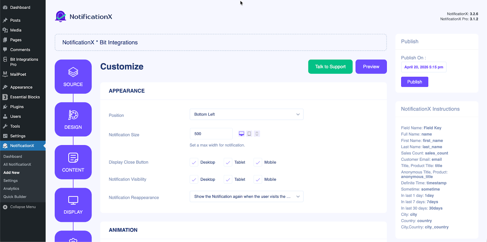 bit integrations notification alert