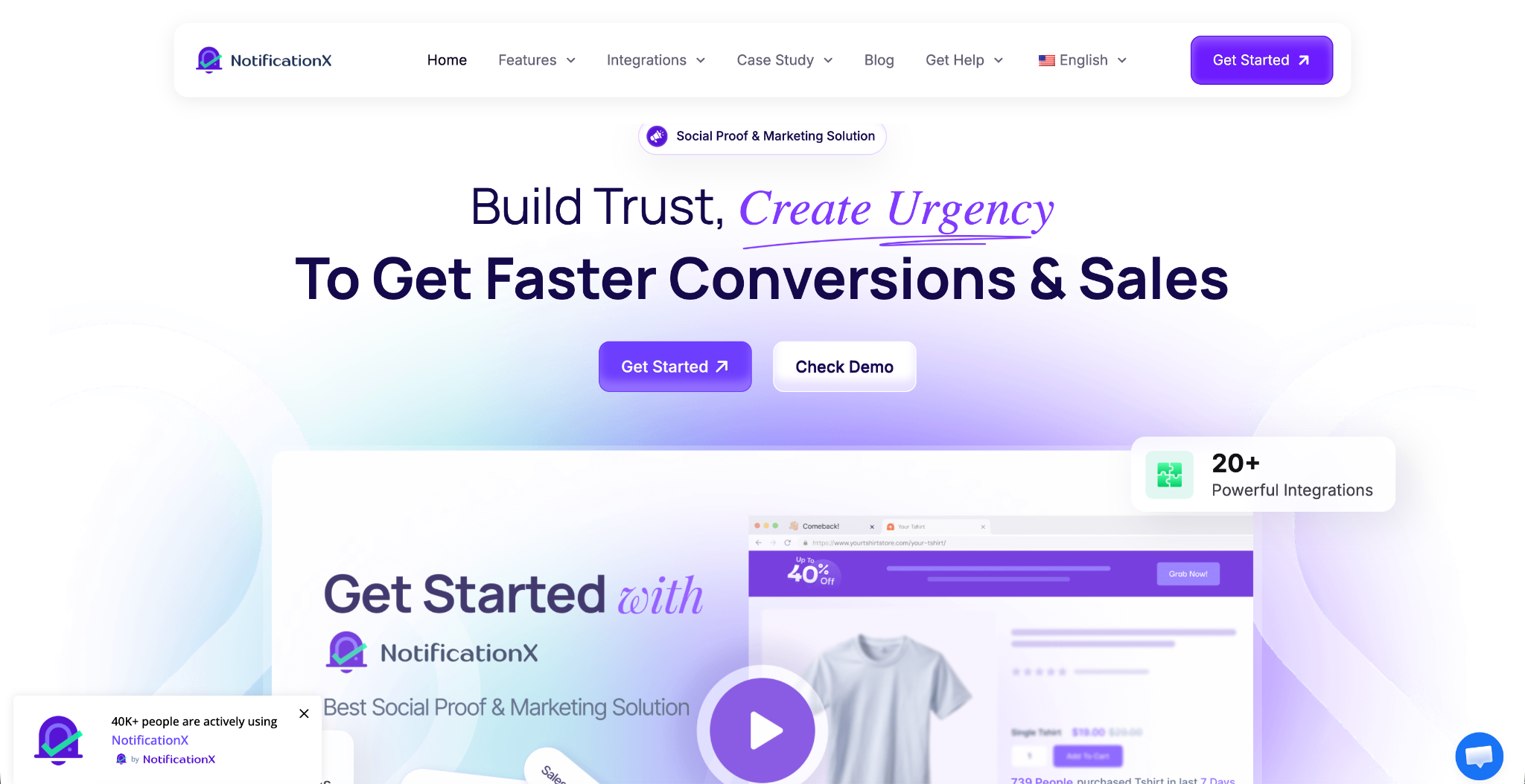 NotificationX - the social proof solution