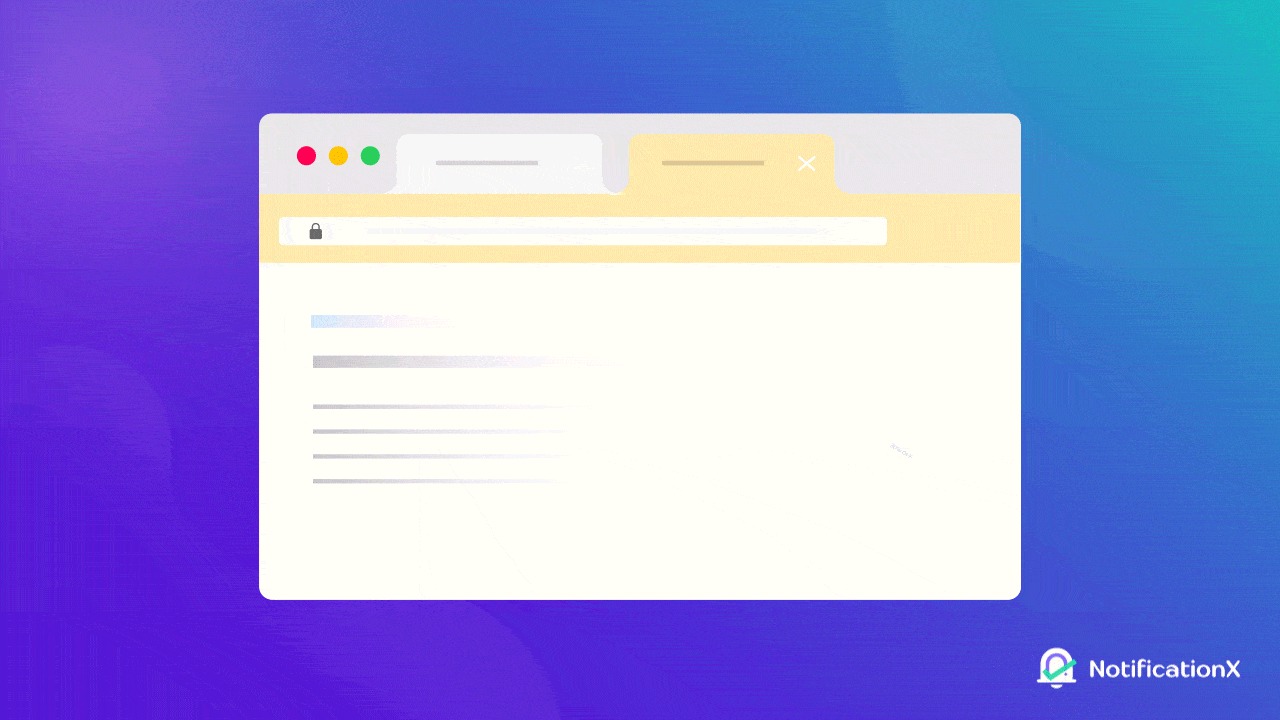 flashing tab notifications