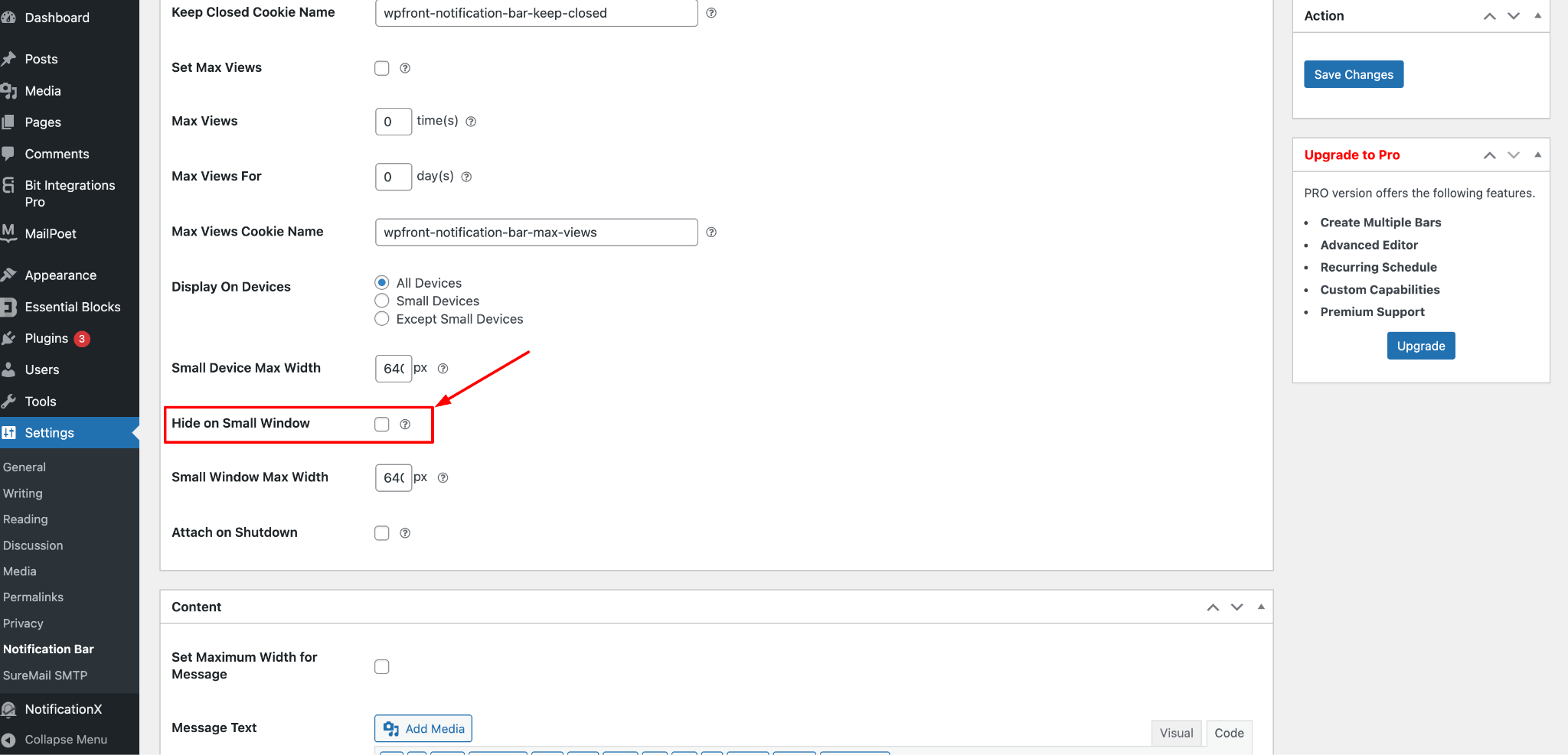 mobile responsiveness