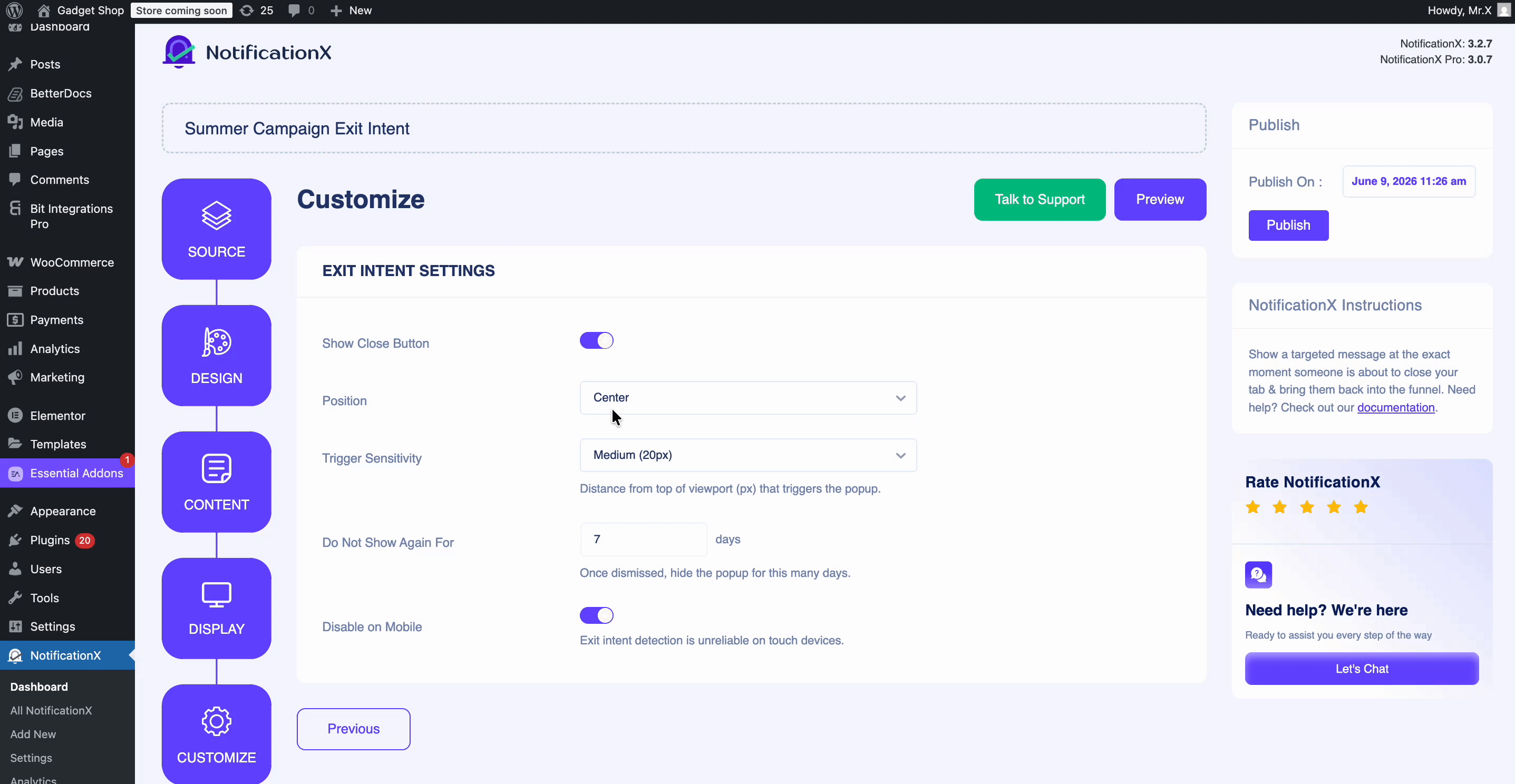 Add Content on Your Notification
