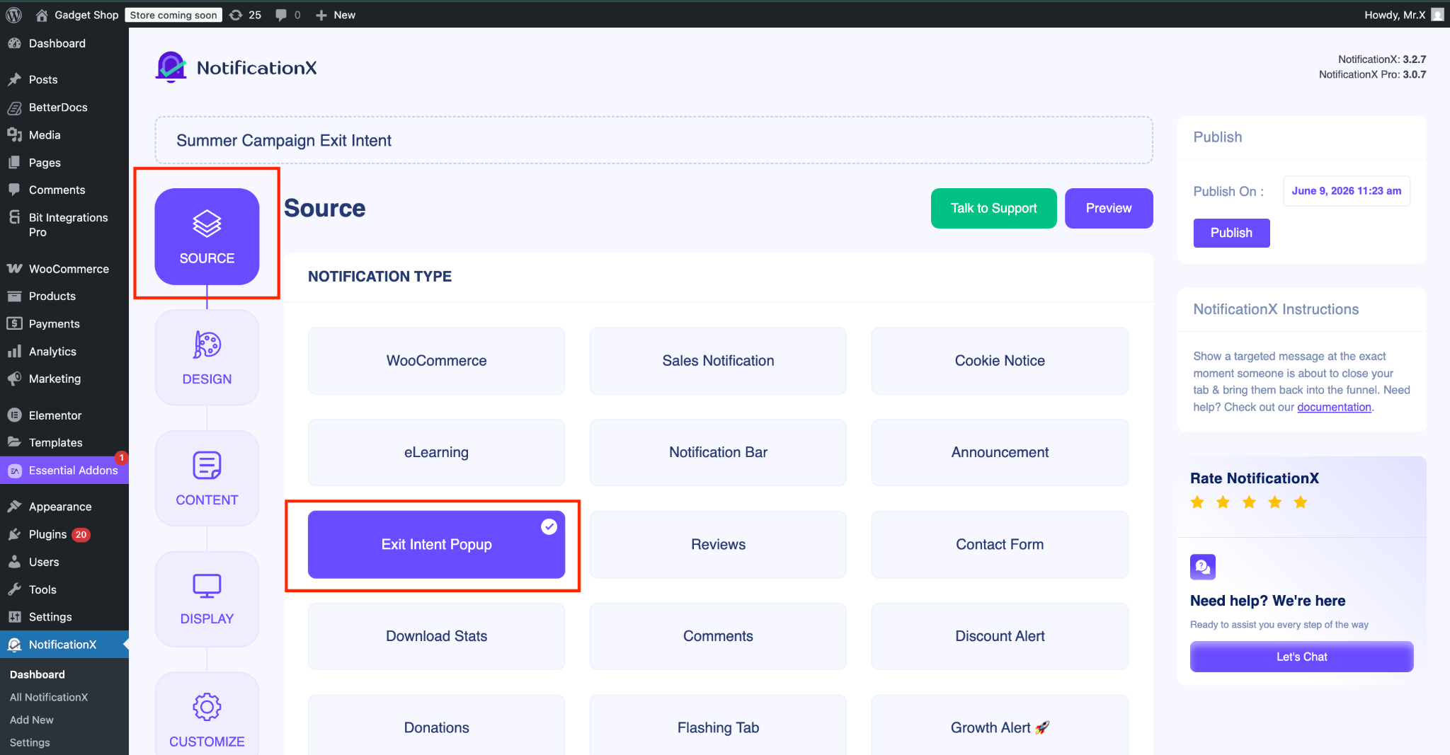 Notification Source