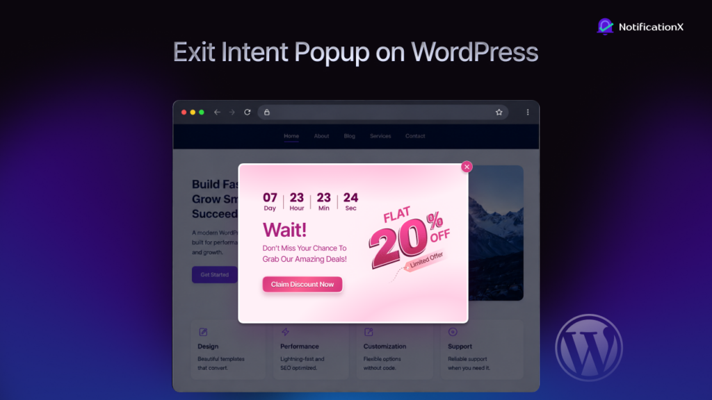 Exit Intent Popup: A Smart Way to Recover Leaving Visitors on WordPress