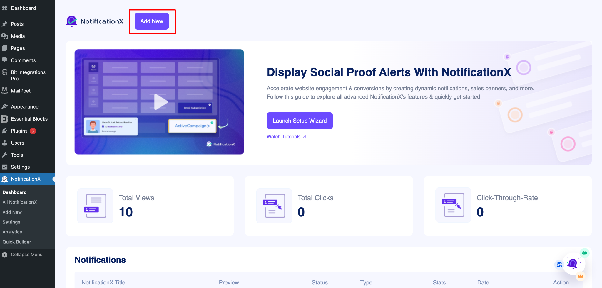 AI-Powered Exit Intent Popup: Create High-Converting Popups in Seconds with NotificationX 2 AI-powered exit intent popup