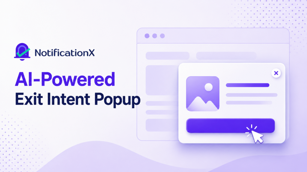 AI-powered exit intent popup