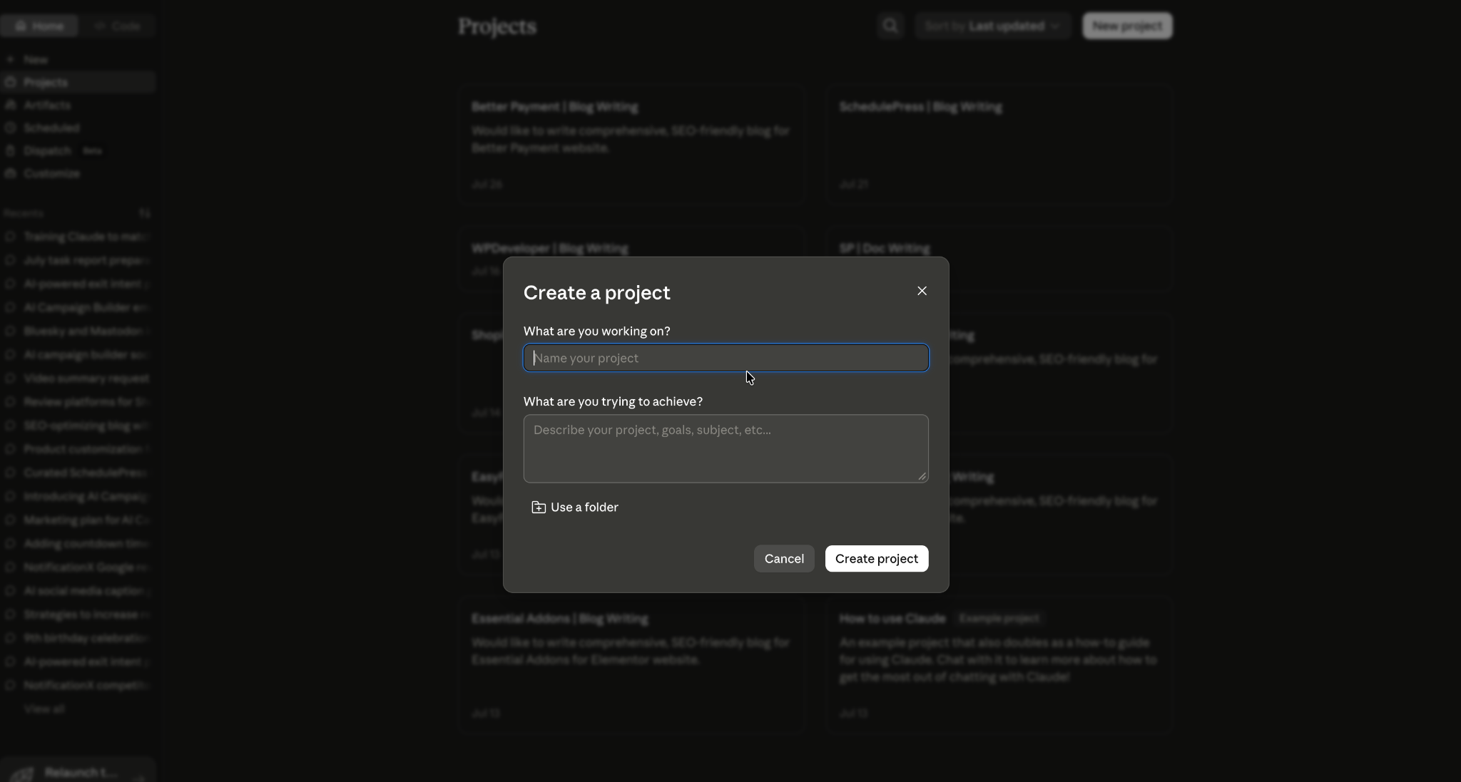 How to Train Claude to Sound Like Your Brand 3 Create Projects in Claude