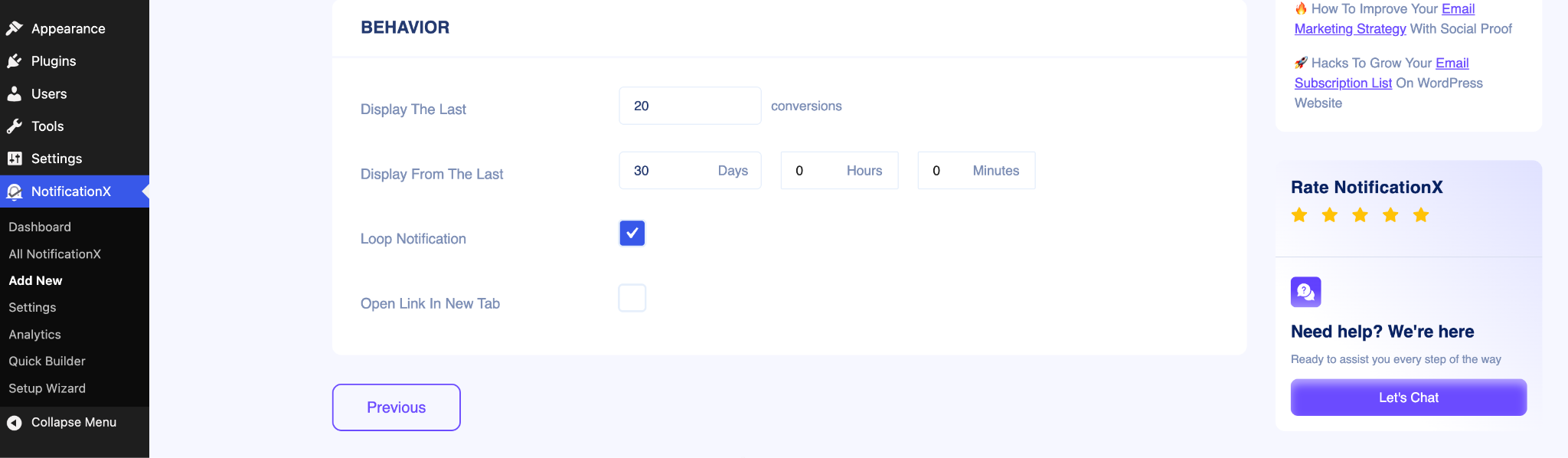 How to Show Brevo Email Subscription Alert Using NotificationX 10 Brevo Email Subscription Alert
