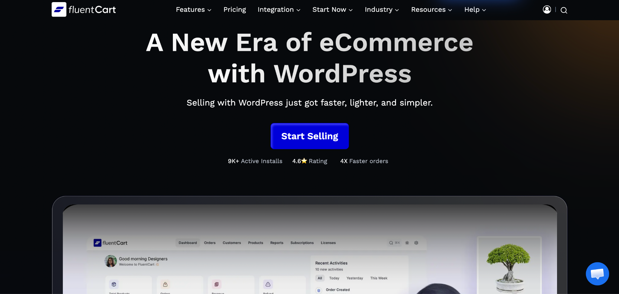 FluentCart Homepage